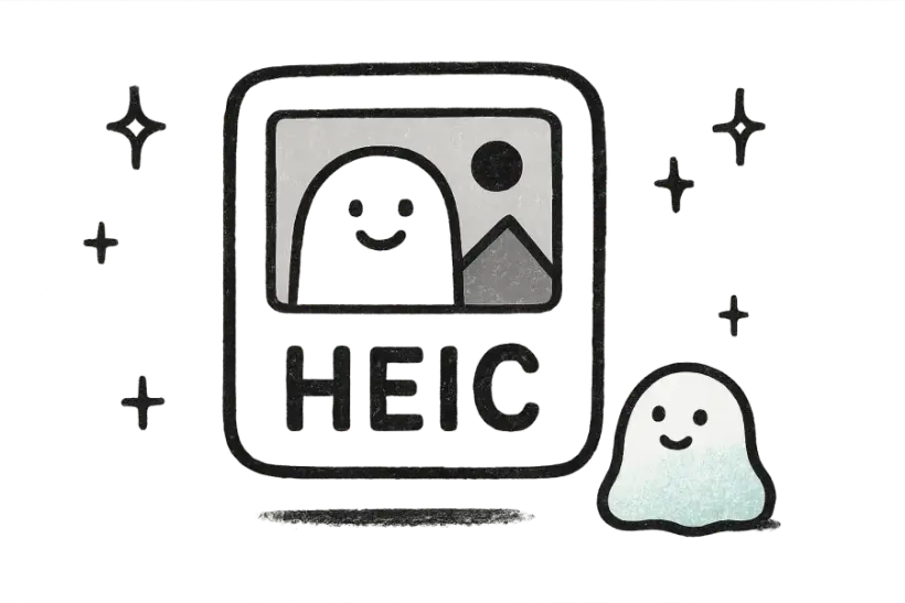 An iPhone-style HEIC photo with text being translated