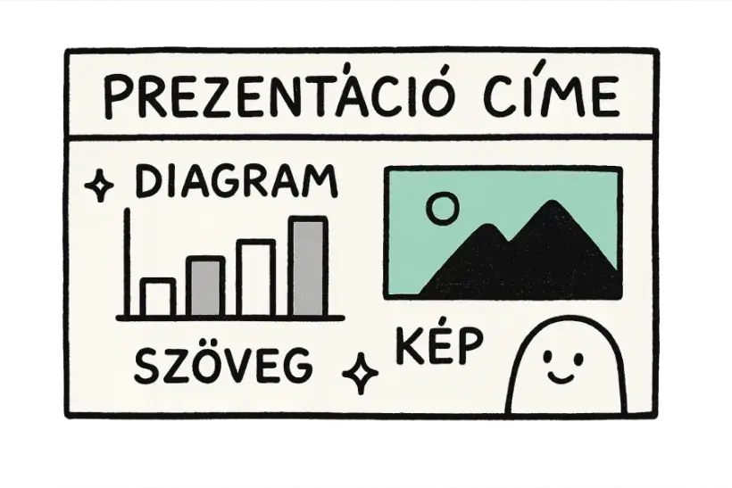 A PowerPoint slide with a chart and image being translated